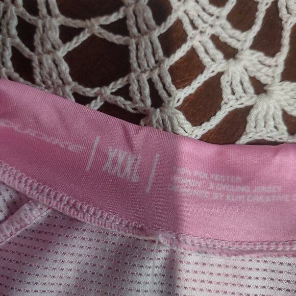 womens Oudike blue and pink 100% polyester cycling jersey. size xxxl - Picture 8 of 11